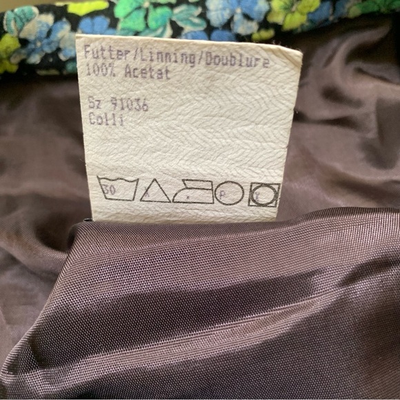 Vintage Colourful Skirt Size 14 Pleated Ditsy Floral Full Fairy Whimsy Midi - Picture 9 of 11